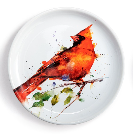 DC Snack Plate Cardinal