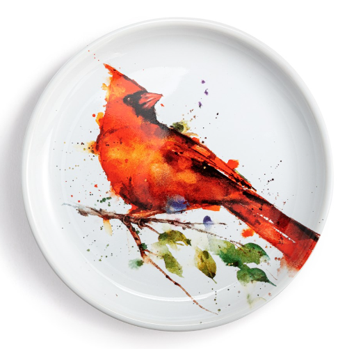 DC Snack Plate Cardinal