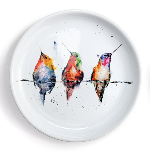 DC Snack Plate Hummingbird