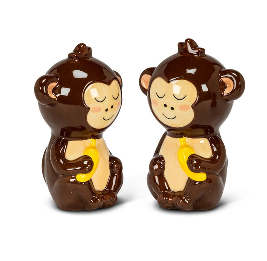 Monkey and Banana Salt & Pepper Shaker