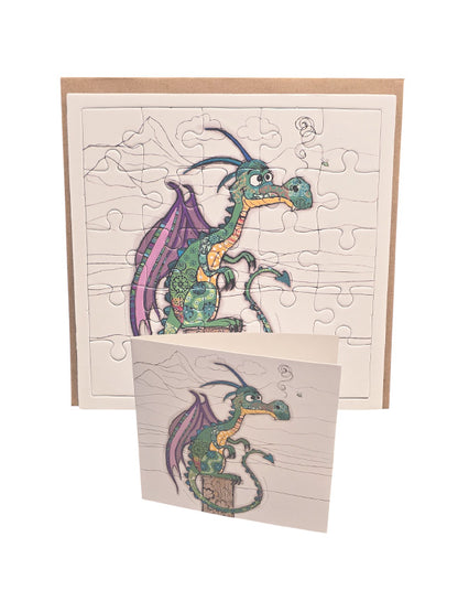 Dragon Puzzle Card