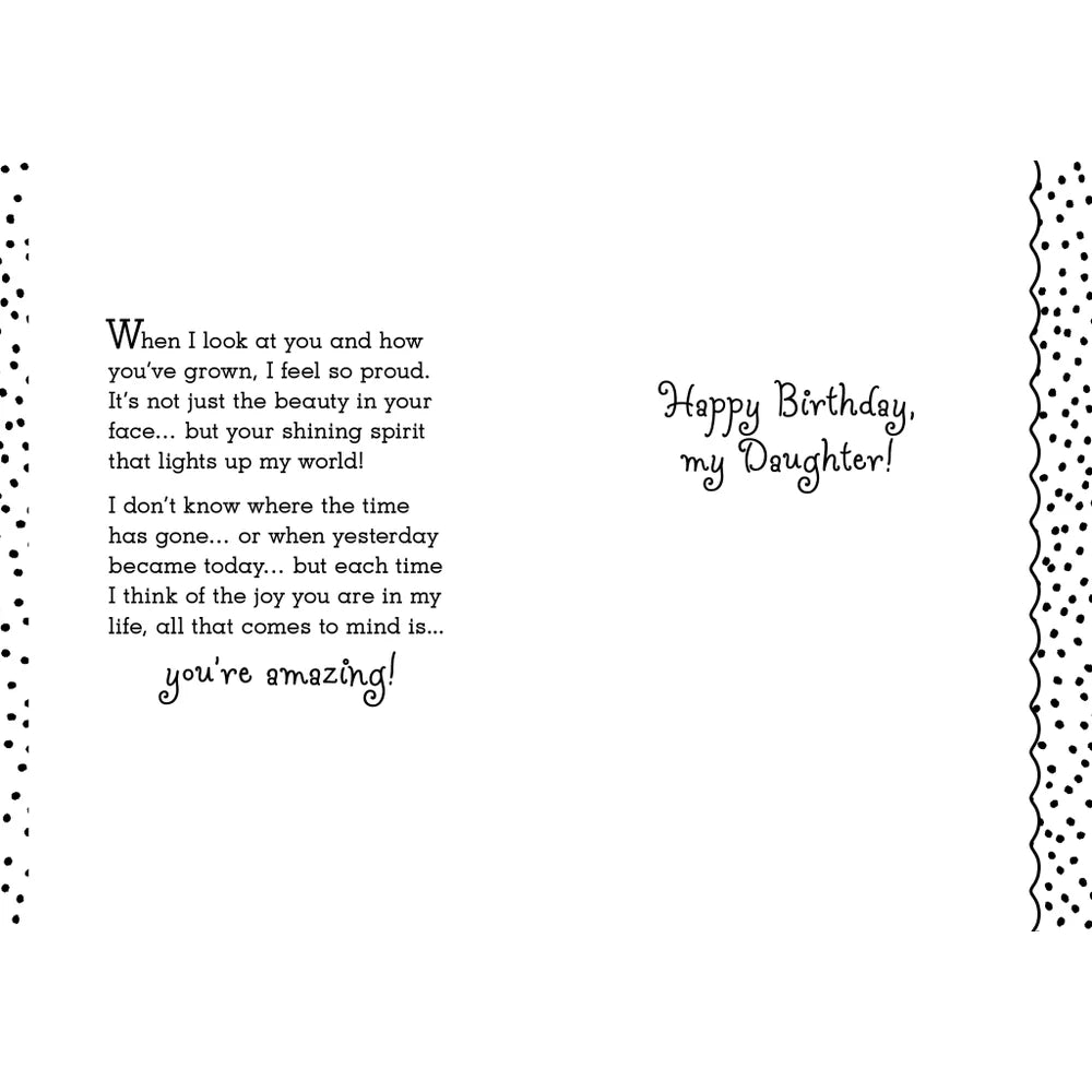 CHOIL My Daughter, You're Amazing Birthday Card