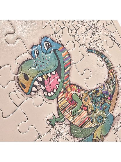 Dino Puzzle Card