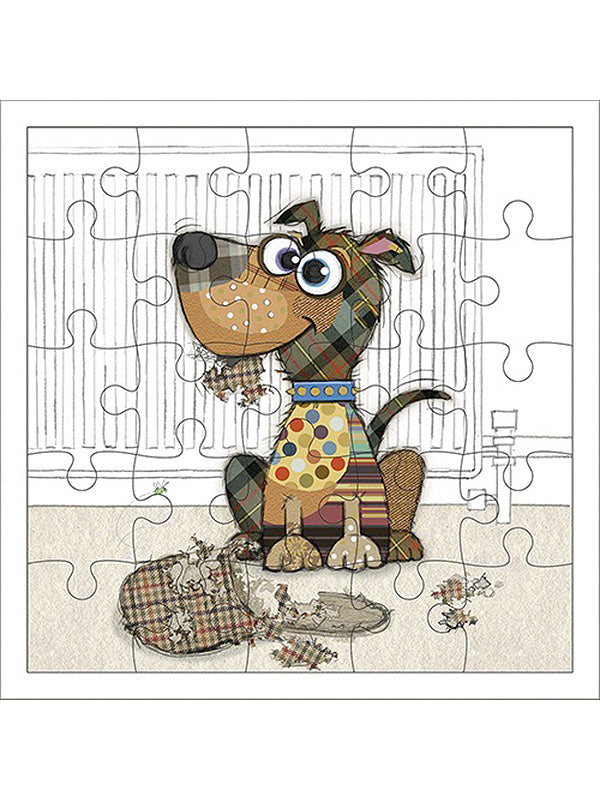 Dog Puzzle Card