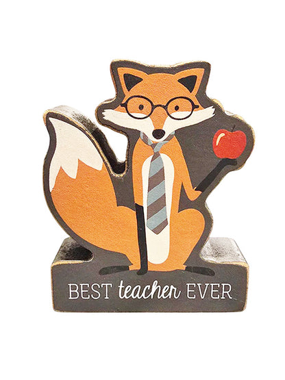 Teacher Fox Block
