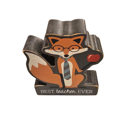Teacher Fox Block