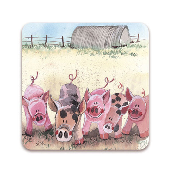 Five Little Pigs Magnet