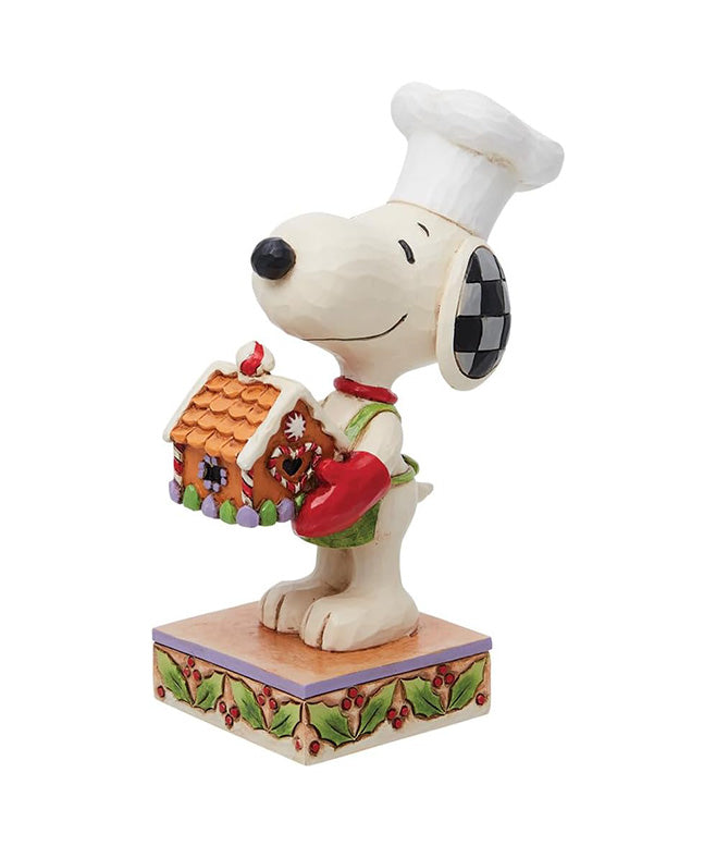 Snoopy with Gingerbread House