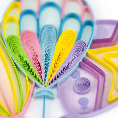 Quilled Balloon Surprise Birthday Card