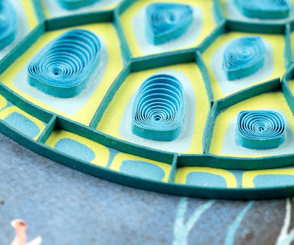 Quilled Sea Turtle Greeting Card