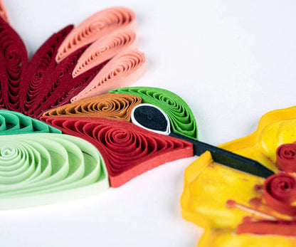 Quilled Hummingbird Greeting Card