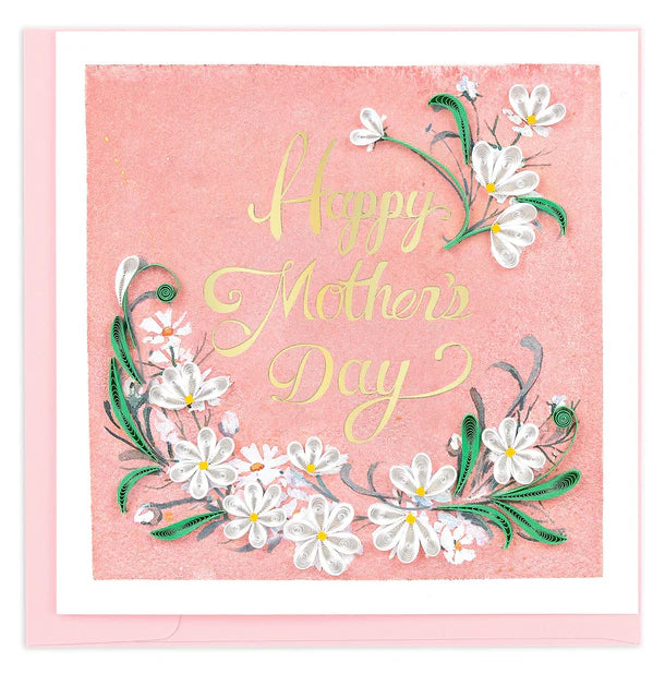 Quilled Mother's Day Daisies Greeting Card