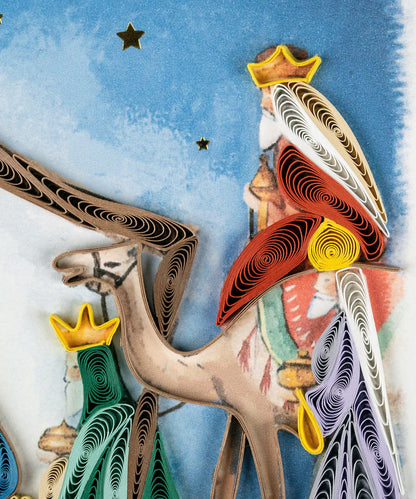 Quilled Nativity Scene Christmas Card