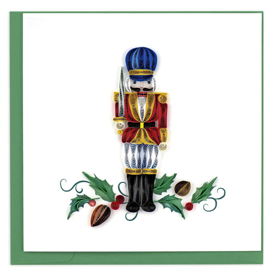 Quilled Nutcracker Christmas Card