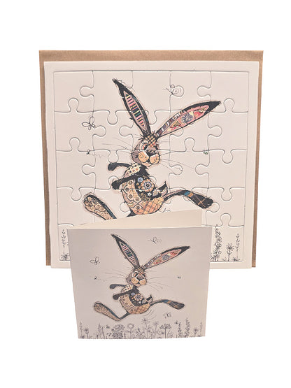 Bunny Puzzle Card