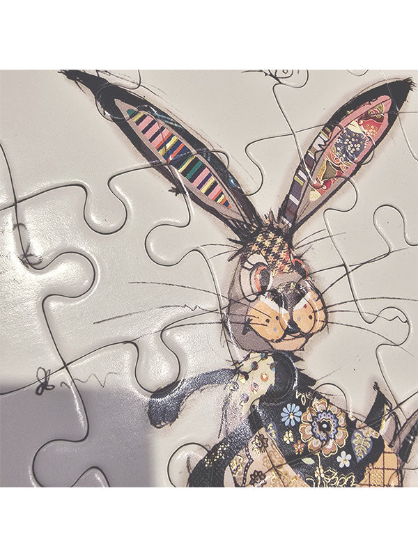 Bunny Puzzle Card