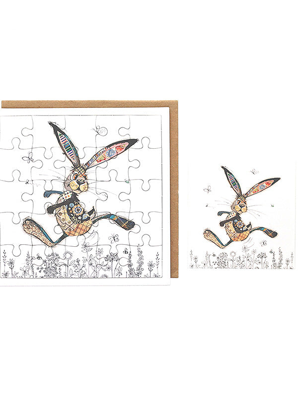 Bunny Puzzle Card