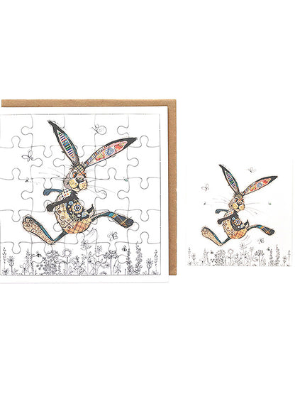 Bunny Puzzle Card