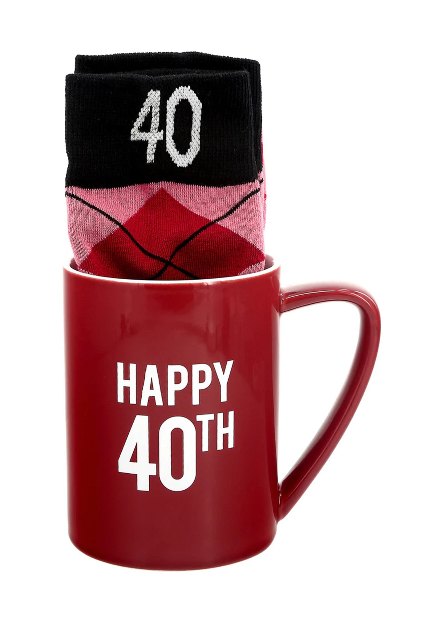 Happy 40th Mug & Sock Set