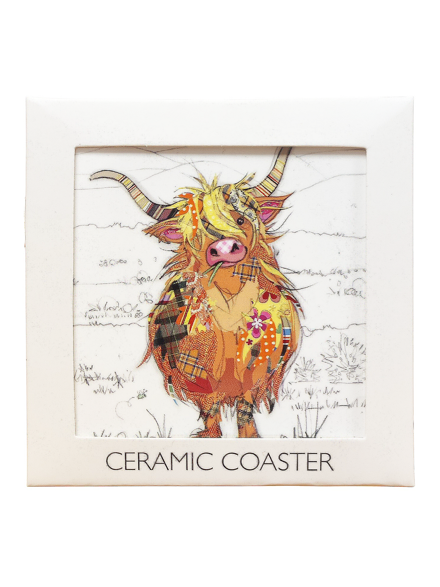 Highland Cow Coaster