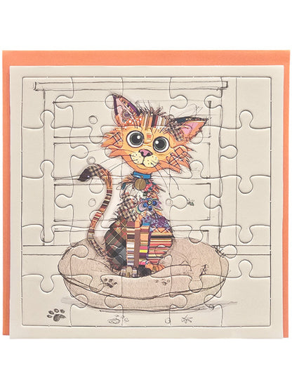 Kitty Puzzle Card