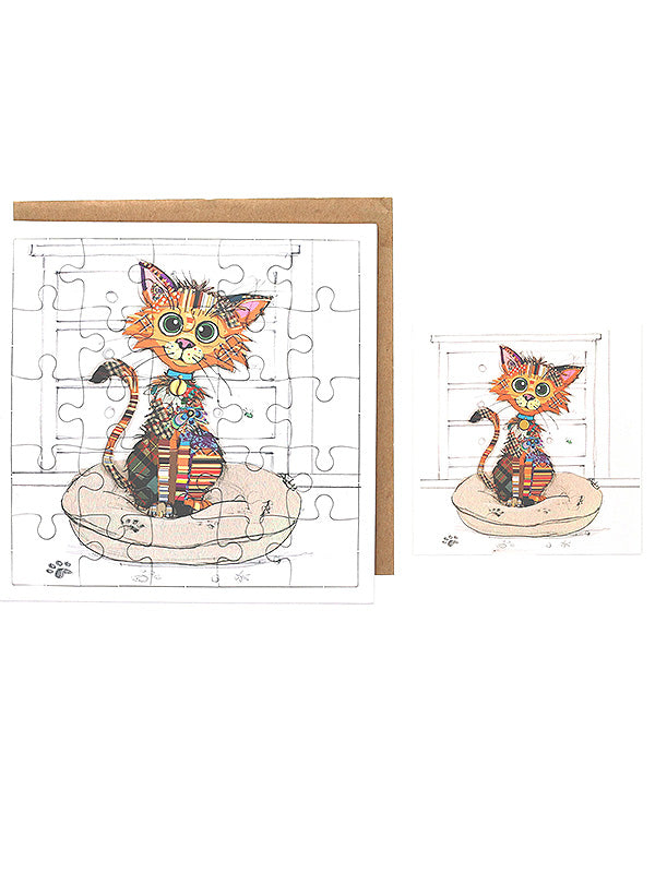 Kitty Puzzle Card
