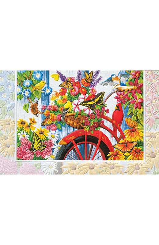 PP Think of You Card Old Bicycle