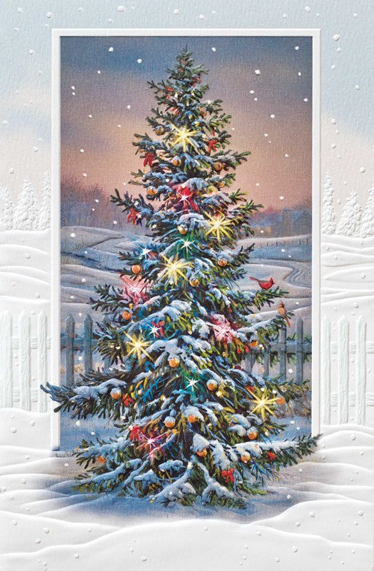 PP Christmas Card Sparkling Tree