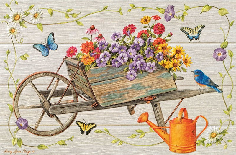 PP Thank You Card Rustic Wheelbarrow