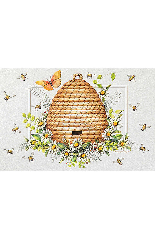 PP Birthday Card Garden Buzz