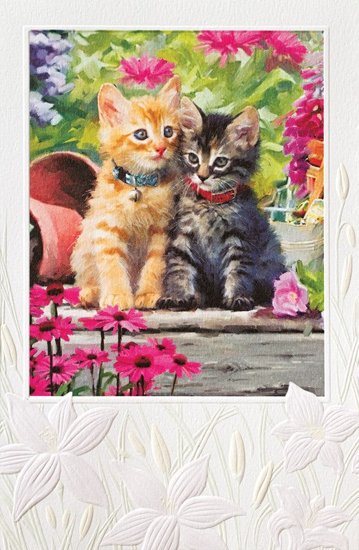 PP Think of You Card Kitten's Garden