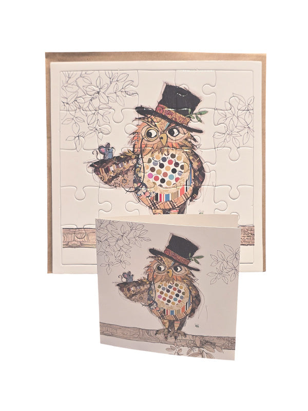Owl Puzzle Card