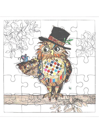 Owl Puzzle Card