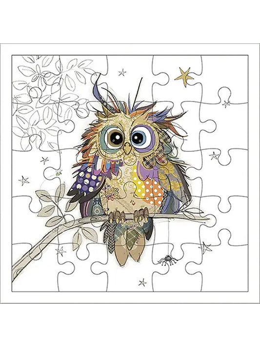 Owl Puzzle Card