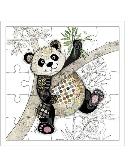 Panda Puzzle Card