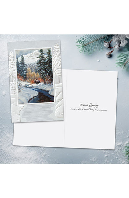 PP Christmas Card Winter Blanket