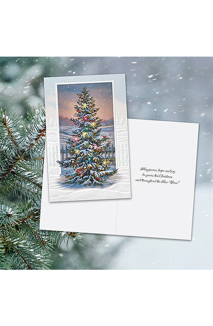 PP Christmas Card Sparkling Tree