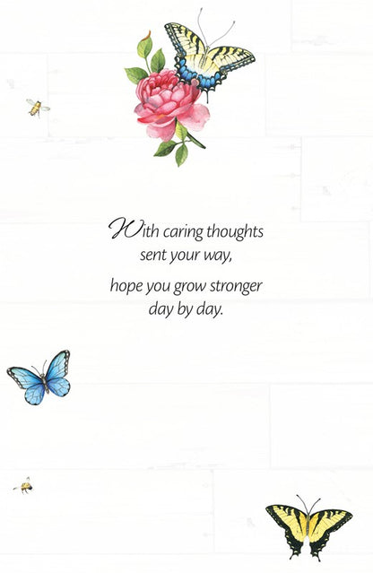 PP Get Well Card Heirloom Flower Garden
