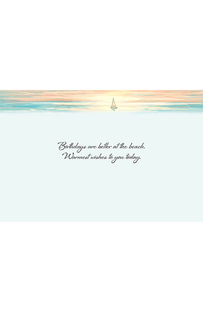 PP Birthday Card Life is Better at the Beach