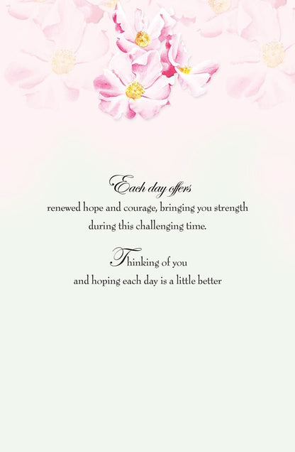 PP Think of You Card Wild Rose Chickadee