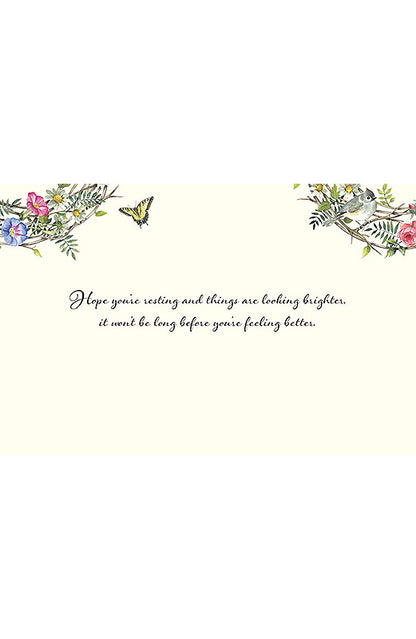 PP Get Well Card Cottage Wreath