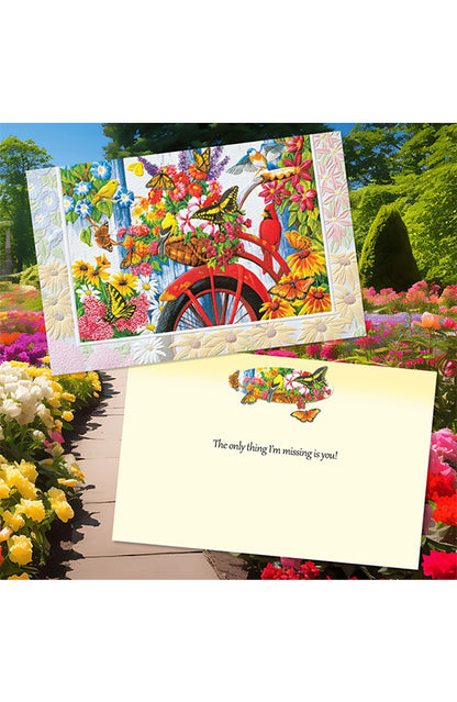 PP Think of You Card Old Bicycle