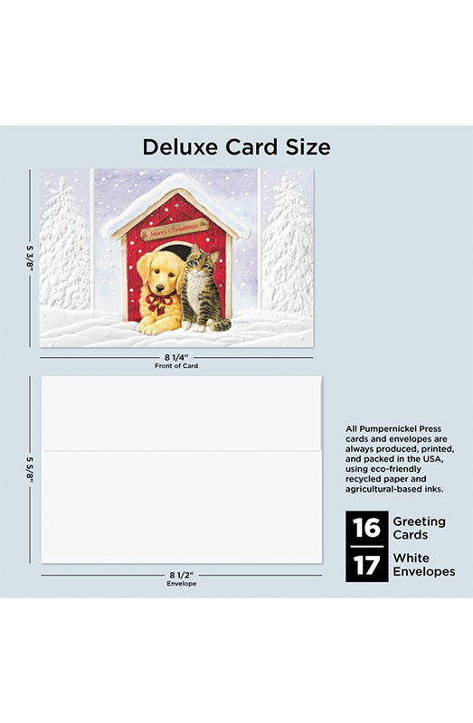 PP Christmas Card Doghouse Duo