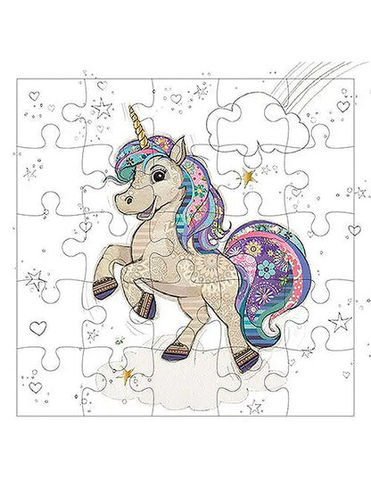 Unicorn Puzzle Card